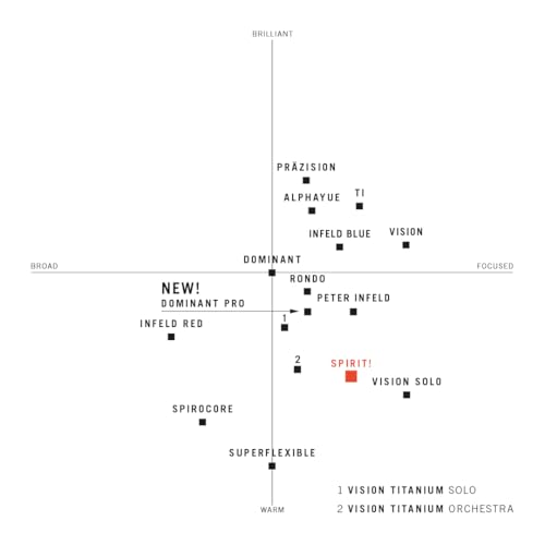 Thomastik 633500 Saiten für Violine Spirit!, Satz 4/4 medium