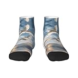 asbwuo Calcetines con estampado Flock of Birds1 para mujer y hombre, unisex, de verano, ideales para correr, entrenar y trabajar.