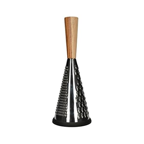 GOURMET CHEESE Kitchen Craft Recipiente para Grande Estilo cónico, Rallador de Queso con Mango de Madera Cover