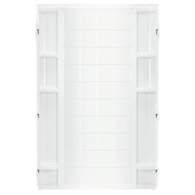 Sterling Ensemble panel trasero de ducha de azulejos 36" x 72.5", Blanco, Serie 7210