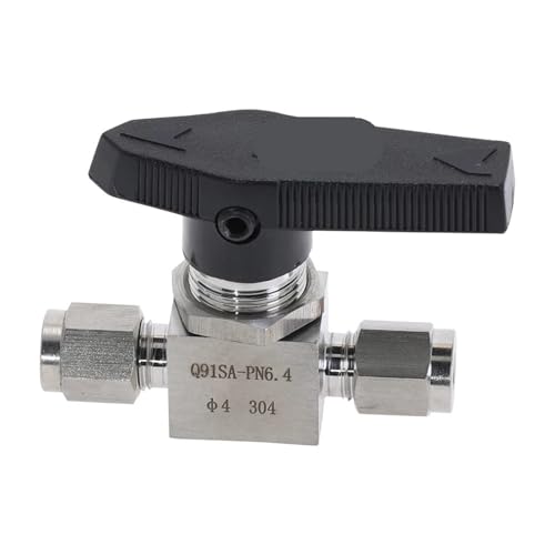 Válvula de bola SS304 de 1/8" hembra para tuberías Q91SA 2