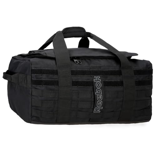 Reebok Cross One Bolsa de viaje Negro 50x25,5x31,5 cms Poliéster 32,51L by Joumma Bags