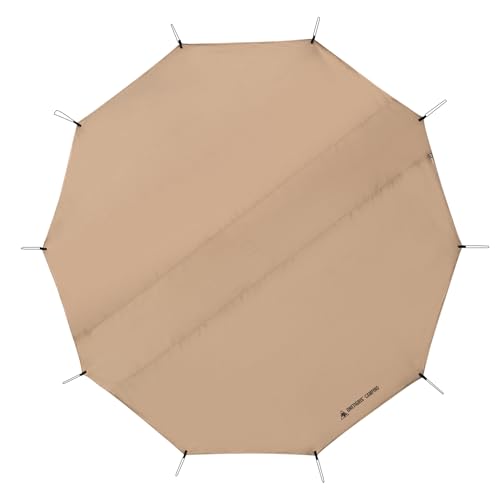 ONETIGRIS Rock Fortress 6 Person Footprint, Ten-Sided Tent Groundsheet 5000mm Waterproof Ratings