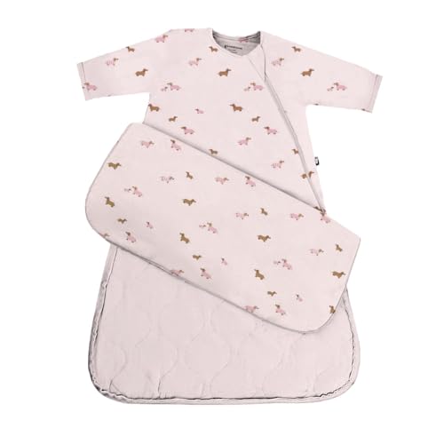 Image of GUNAMUNA Long-Sleeve Sleep Sack for Babies, Wearable Sleep Bags, Soft Rayon, 1.0 TOG, Essentials for Newborns
