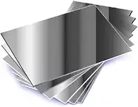 Genérico Espelho Adesivo Decorativo, Acrílico Flexível, 30x40cm, Retangular, Autocolante, Moderno, Sem Moldura, Para Decoração de Banheiro e Ambientes