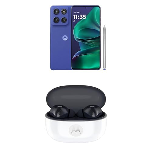 Image of Motorola Moto G Stylus 2025 Unlocked 8 /256GB 50MP Camera Pantone Surf The Web + Moto Buds 2 Bundle