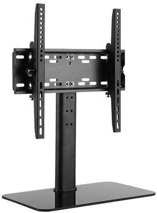 Hot Tech! Universal Tabletop TV Stand for 37-65in LCD LED TV Stand Mount with Tempered Glass Base Max VESA 400x600.40kg