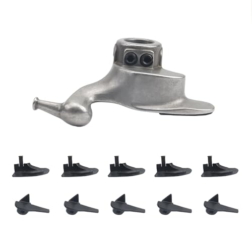 Image of 28 29 30mm Mount Demount Tool Head Stainless Steel Tire Machine Accessory with 6 Sets Protector for Tire Changer (29mm Hole Dia)