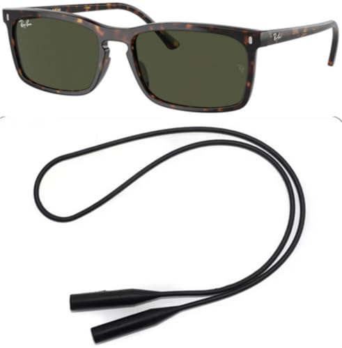 Ray-Ban RB4435 Sunglasses Bundle: RB 4435 902/31 Havana/Green Crystal Standard and Universal Anti-slip Silicone Leash2