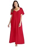 Only Necessities Women's Plus Size Full-Sweep Nightgown