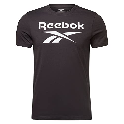 Image of Reebok Men's Ri Big Logo Tee T-Shirt (Hd4222-M, Black, M)