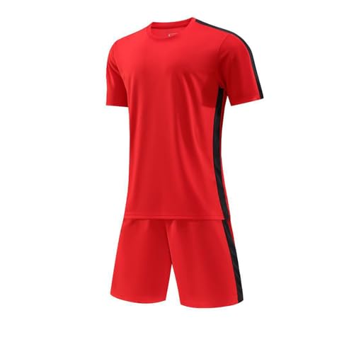Ensemble homme vêtement de sport rouge XXL avec t-shirt et short