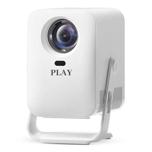 Image of PLAY Top Note Smart Touch Interactive LCD LED Projector, Dust-Free 1080 HD Android 13.0 Mini Interactive Projector with Auto Focus & 380 Ansi Lumens for Home, Office & Classroom