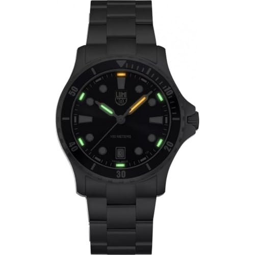 Luminox Męski analogowy szwajcarski mechanizm kwarcowy zegarek z bransoletką ze stali nierdzewnej XS.0941, srebro, Wojskowy