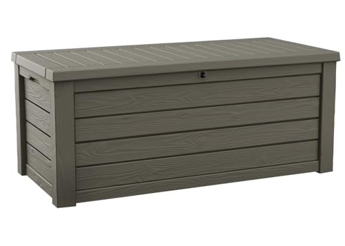 Keter Westwood 150 Gallon Resin Large Outdoor Storage...