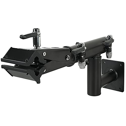 Venzo Bike Repair Stand - Wall Mount Bicycle Mechanics Home Workstand - for Mountain Bikes and Road Bikes Maintenance