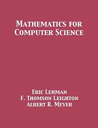 Mathematics for Computer Science book cover