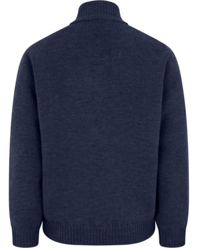 Hebrides II Zip Neck Windproof Pullover - Storm Blue Marl2