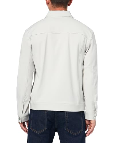 Theory Men's River Jacket in Neoteric Twill, Fog, Large2
