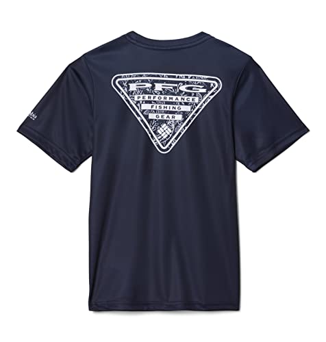 Image of Columbia Kids' Collegiate Terminal Tackle Short Sleeve Shirt