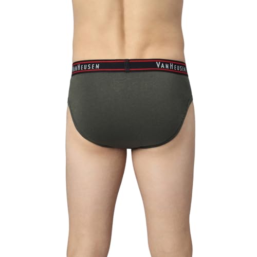 Image of Van Heusen Cotton Men Colour Fresh Briefs - Pack of 1 - Durable Elasticized Waistband, Ultra Soft