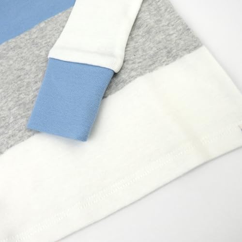 HonestBaby 4 Piece Pajamas Sleepwear Pjs 100% Organic Cotton for Infant Baby and Toddler Boys, Girls, Unisex4