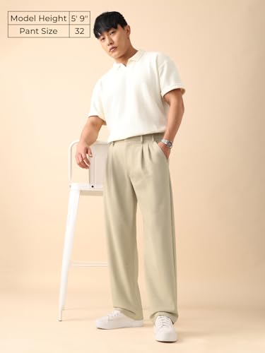 Pantalon coréen infroissable et confortable pour éviter les plis