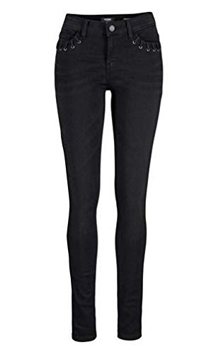 Colorado Denim C974 Lana Vaqueros Slim, Negro (Laced Black 923), 38 para Mujer