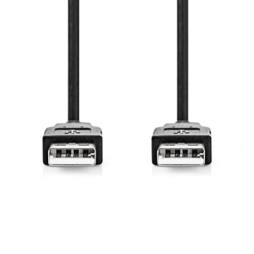 Nedis USB Cable, USB 2.0, Copper Cores for Reliable Data Transmission Durable Nickel-Plated Connectors, 2.0m - Image 3