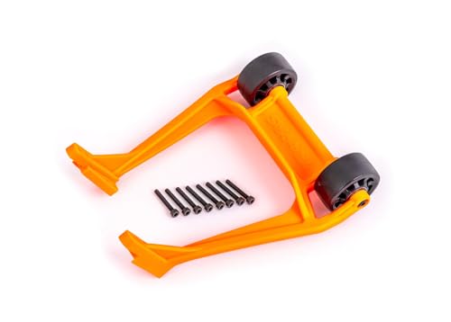 Kit Wheelie Bar Naranja TRX9576T con nailon reforzado de alta resistencia
