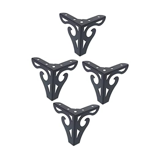 OSALADI 4 Piezas Patas De Sofá Patas De Soporte De Sofá Patas De Soporte De Sofá Patas De Muebles Pies Huecos para Muebles Caja De Libro Pies De Armario Patas De Muebles Patas De