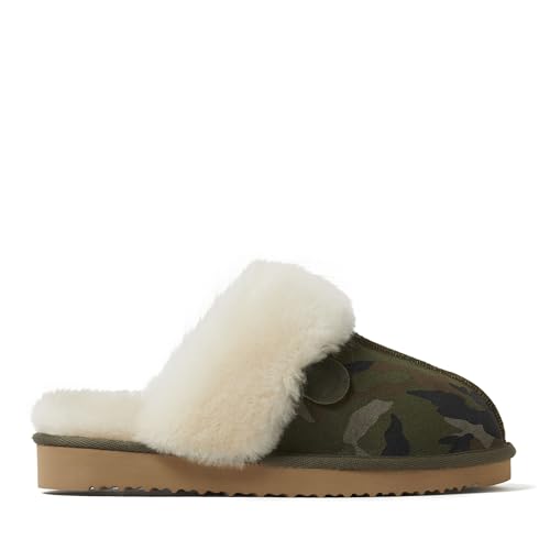 Image of Fireside by Dearfoams womens Sydney Genuine Shearling Scuff