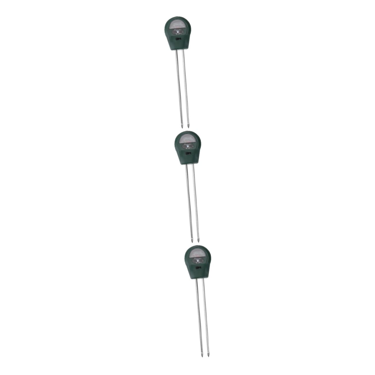 Sosoport 3 Stück 3 1 Bodentester Feuchtigkeit Sonde saftiger Boden Testen Heu Soil Tester erdfeuchtemesser Gartenboden-Tester Bodenprüfer Werkzeug zur Bodenanalyse Boden pH-Tester Abs Green