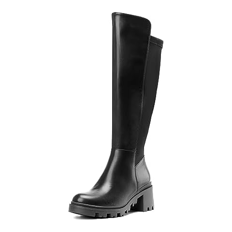 DREAM PAIRS Comfortable Knee-High Suede Boots Cover