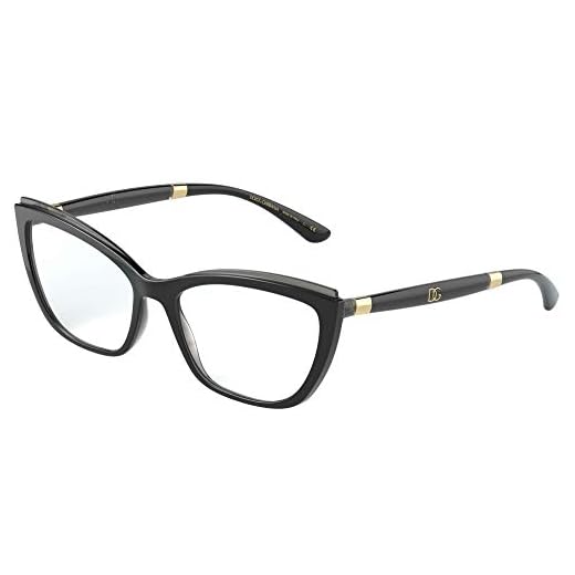 Dolce & Gabbana Glasögon DOUBLE LINE DG 5054 svart 54/17/145 kvinnor