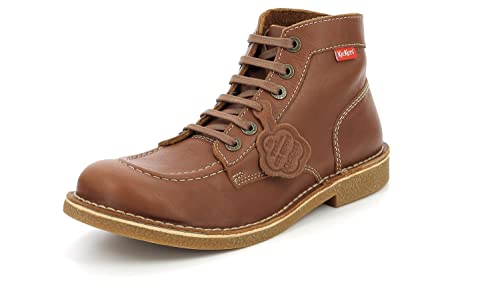 Kickers Kickstoner, Botas Clasicas Hombre, Marrón (Camel Sem Miel Perm 114), 43 EU