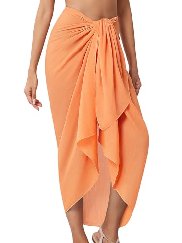 Image of QIANXIZHAN Women's Swimsuit Cover Up,Beach Sarong Wrap Bottom Coverup
