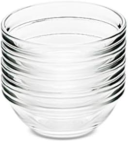 Borosil Glass Bowl - Pack of 6 (Transparent, 36 ml)