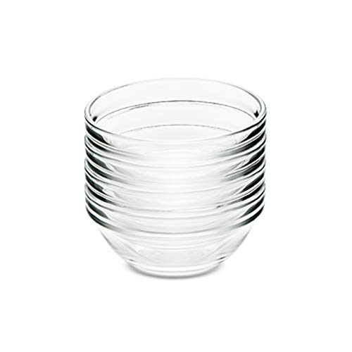 Borosil Glass Bowl - Pack of 6 (Transparent, 36 ml)
