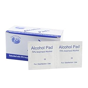 HEALLILY 200 stks Wegwerp Alcohol Prep Pads Medische Alcohol Desinfectie Alcohol Pads Swabs Wonden Sterilisatie voor Thuis Outdoor Ziekenhuis