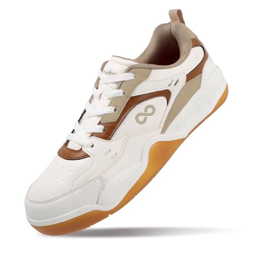 Image of WALKAROO Colourblocked Sneakers for Men's|Comfortable Insole and Secured Lace-Up Closure |Stylish Sneakers for Everyday Wear|WY3477