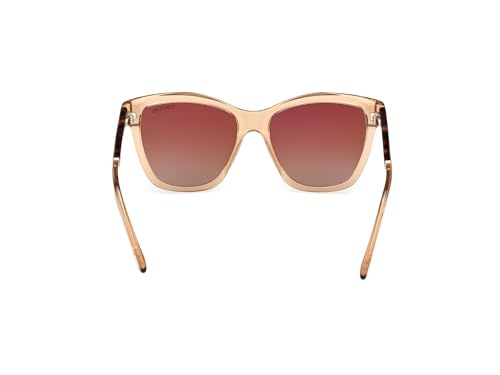 Tom Ford LUCIA FT 1087 Shiny Light Brown/Brown Shaded 54/16/140 unisex Sunglasses4