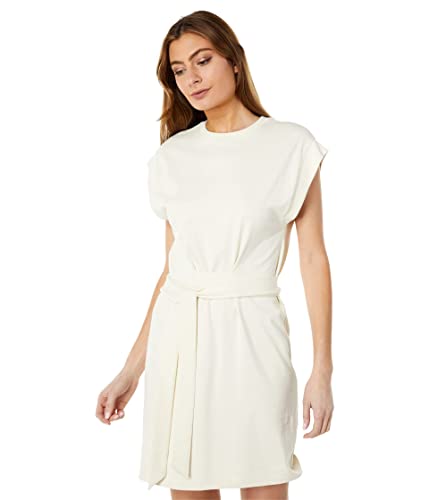 Image of Vince Women's Short Sleeve Tie Waist Dress