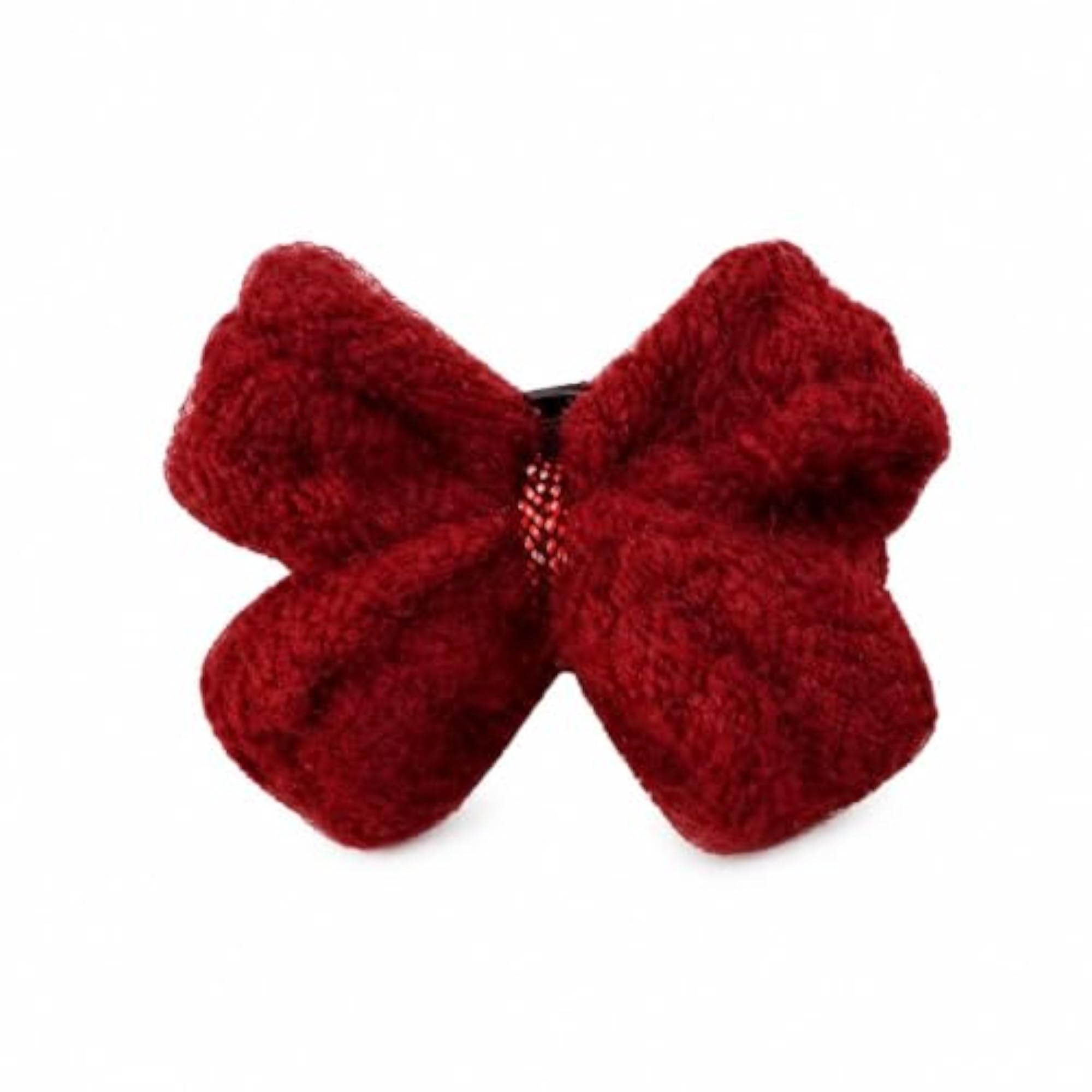Mini Hair Claw Clips Set with Bowknot Design