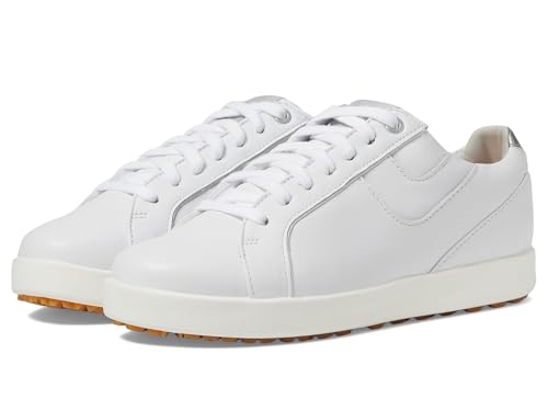 FootJoy Women's FJ Links Previous Season Style Golf Shoe, White/Bone, 5 Meduim