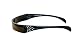 Hinged Headband fits like sunglasses providing lift and style without giving you a headache - by SqHair Band (Black-Crystals)