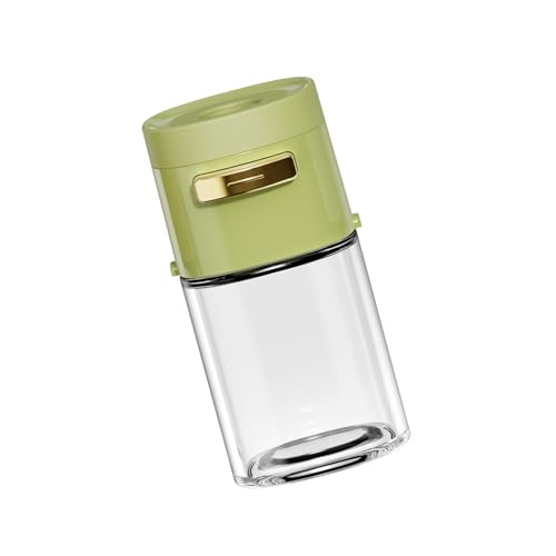 Precisions - Coctelera de sales de vidrio con control de medición de 0,5 g, botella de control cuantitativo adecuada para cocinar en la cocina