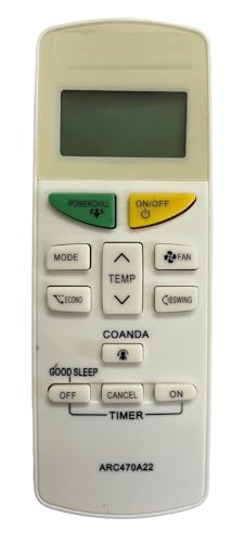 Image of Air Conditioner Remote Control (AC 132B) Compatible For Daikin Ac Remote Suitable For 1 /1.5 /2 Ton Daikin Split Ac Remote and Daikin Window Ac Remote
