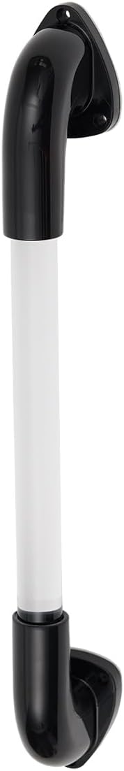 Manufacturer's Select ITC Economical 18” IllumaGrip Assist Handle with LED lit Center for RV, Boat, or Home Step Assist Handle for Interior or Exterior use (Black)