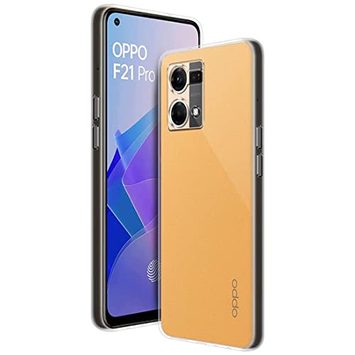 Image of COVERBLACK Rubber Back Cover for Oppo CPH2461 / Oppo F21sPro 4G - Transparent